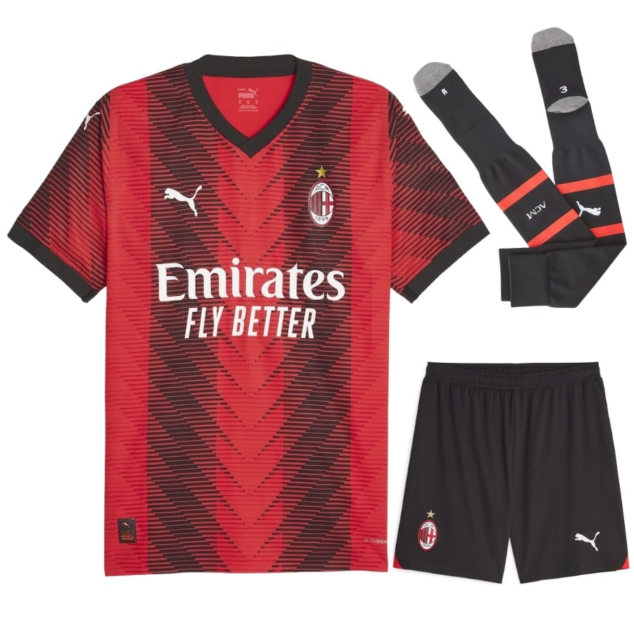 Maillot Milan Ac Domicile Femme Foot Soccer Pro