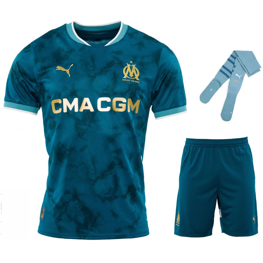 Maillot Kit Enfant Om Exterieur Foot Soccer Pro