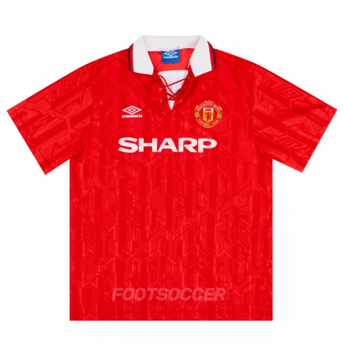Maillot Retro Vintage Manchester United Home 1992-1994 (1)