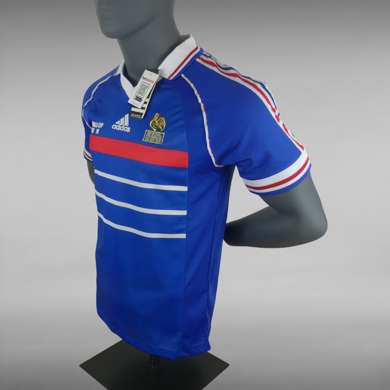 Maillot France 98 Domicile Retro Vintage (3)