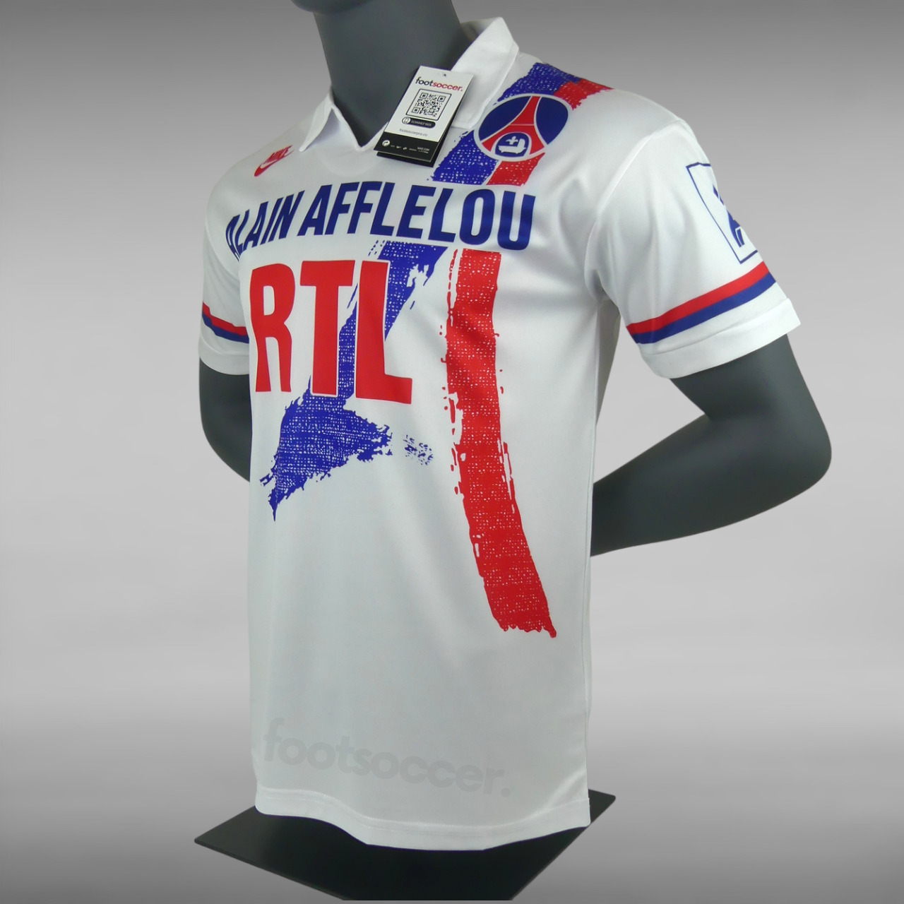 Maillot PSG Retro Vintage 1990 1991 Domicile (2)