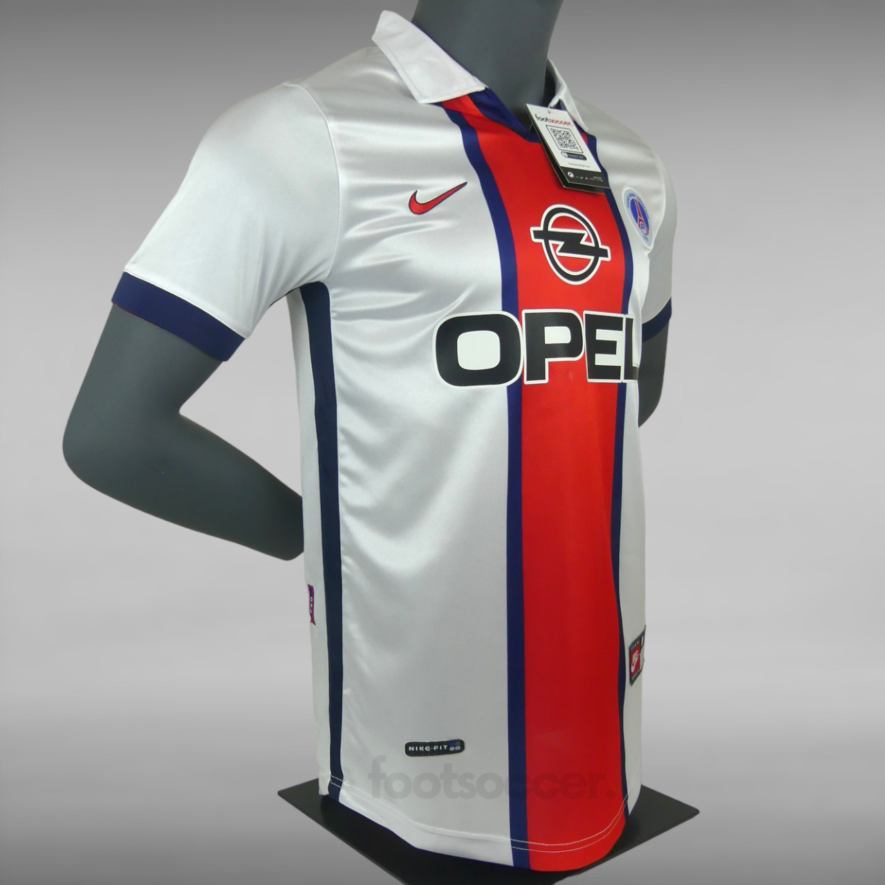 Maillot PSG Retro Vintage 1998 1999 Exterieur Hechter (5)