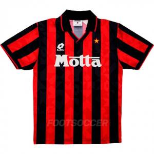 Maillot Milan AC Retro Vintage Domicile 1993 1994 (01)