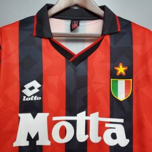 Maillot Milan AC Retro Vintage Domicile 1993 1994 (2)