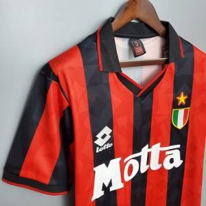 Maillot Milan AC Retro Vintage Domicile 1993 1994 (5)
