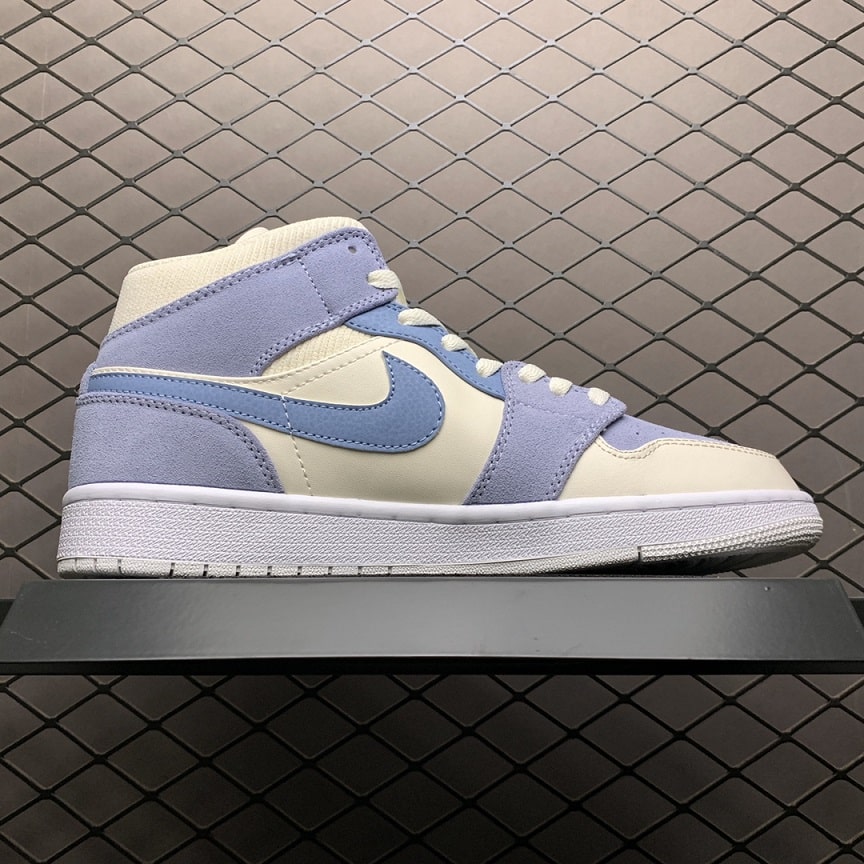 Air Jordan 1 Mid Mixed Textures Blue (6)