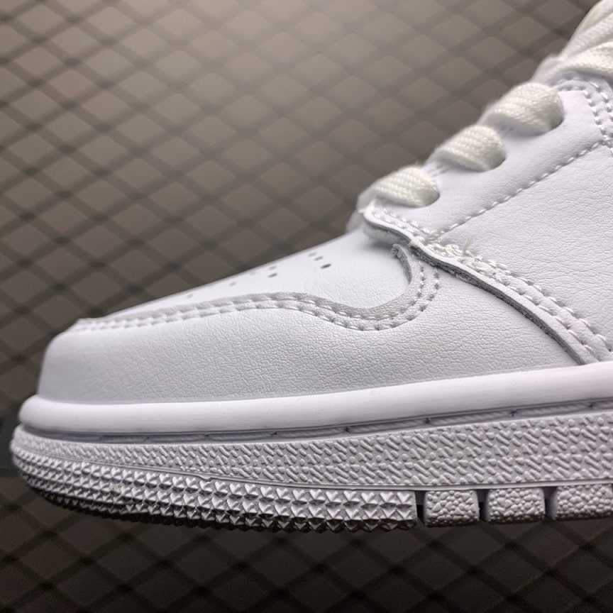 Air Jordan 1 MID White Orange Blue (5)