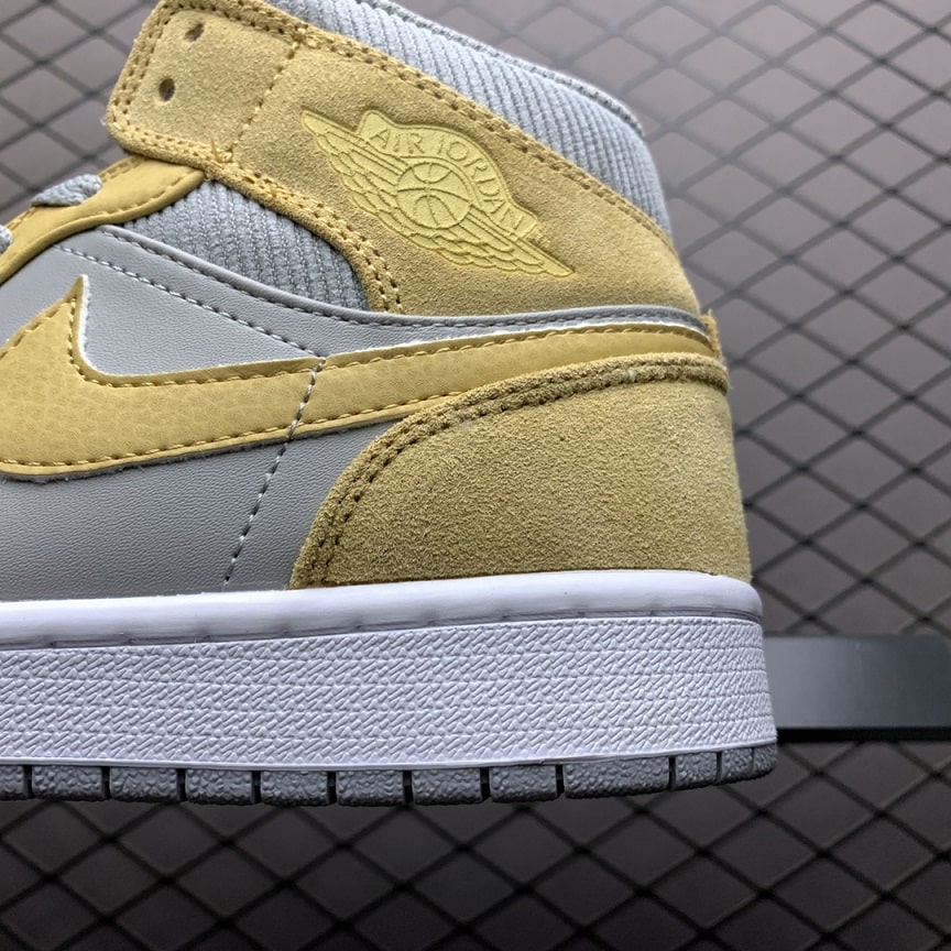Air Jordan 1 Jaune Gris (4)