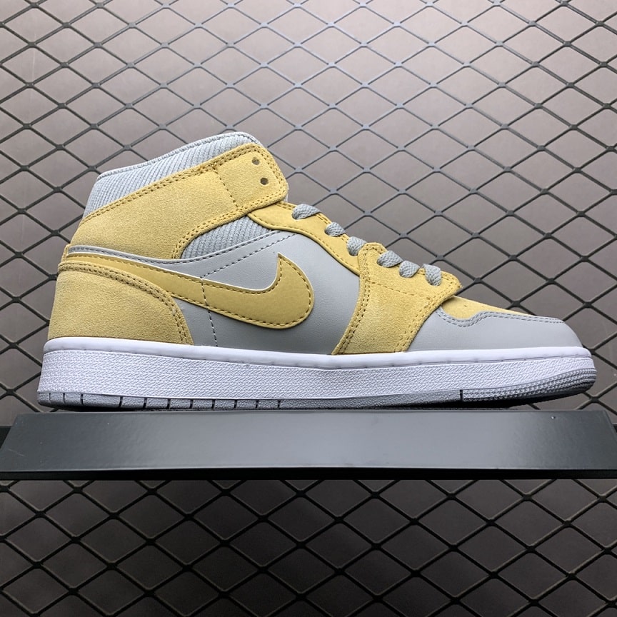 Air Jordan 1 Jaune Gris (6)