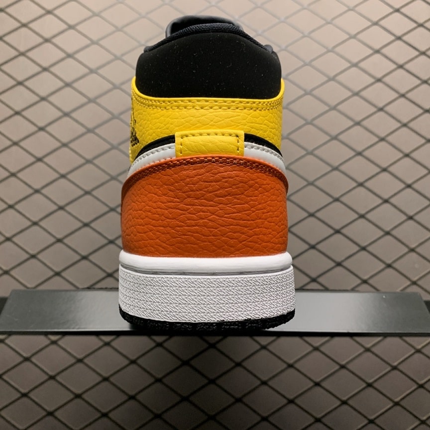Air Jordan 1 MID Amarillo Orange (2)