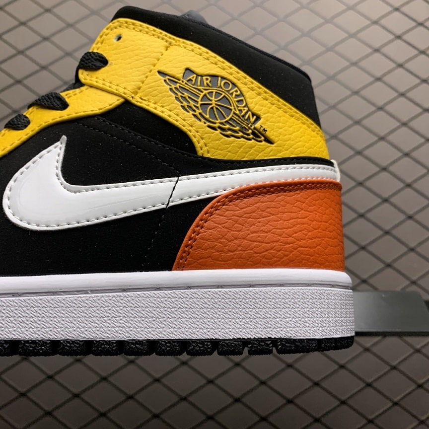 Air Jordan 1 MID Amarillo Orange (3)