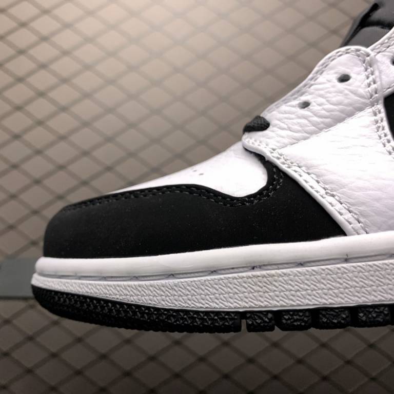 Air Jordan 1 MID Blanc Noir (2)