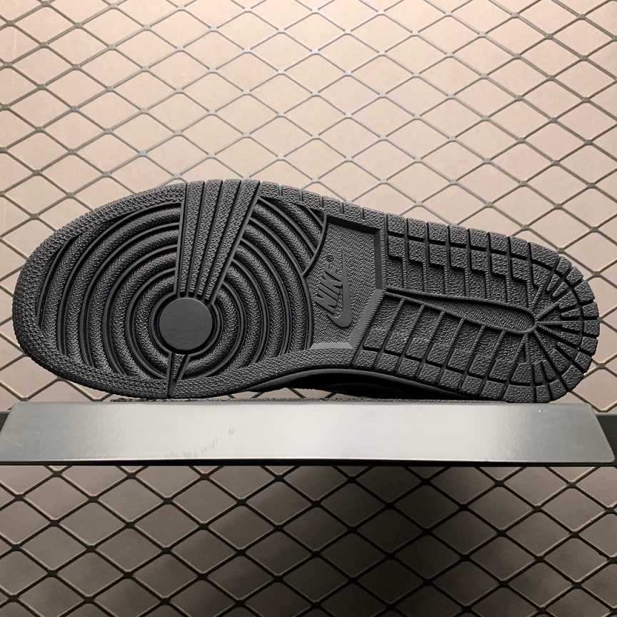 Air Jordan 1 MID Blanc Noir (6)