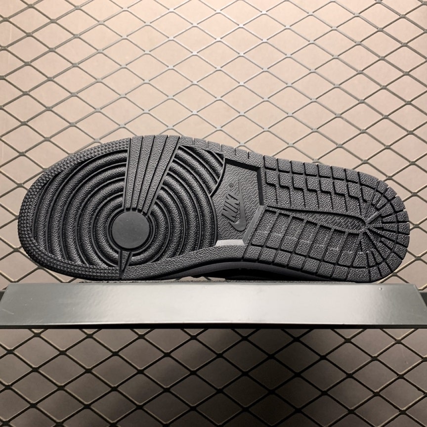 Air Jordan 1 MID Noir Jaune (3)