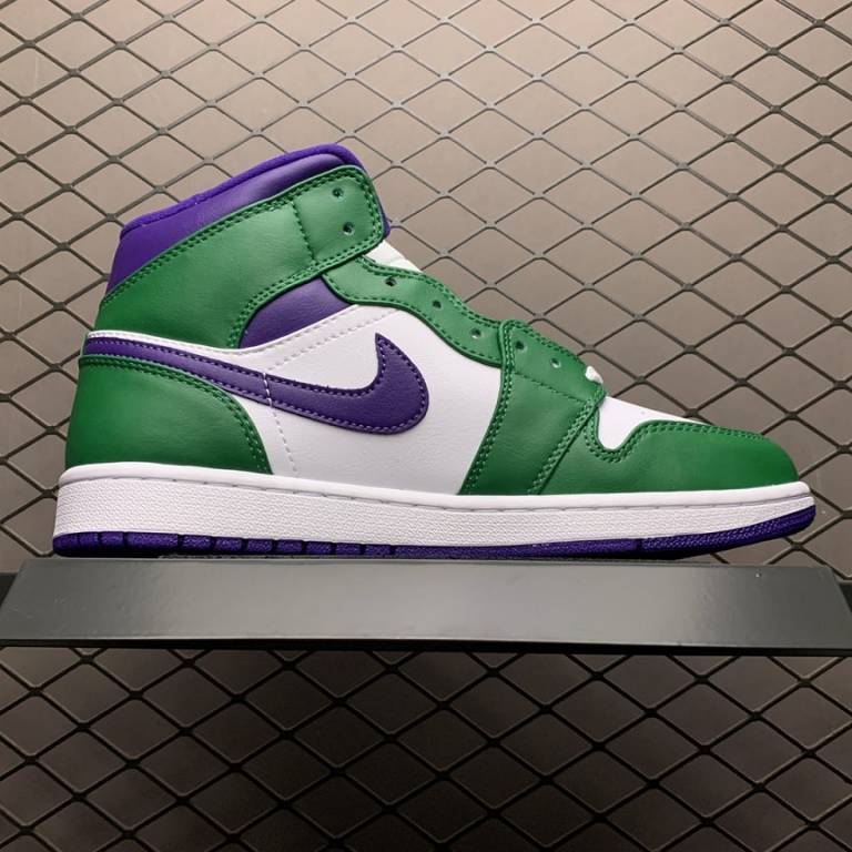 Air Jordan green and purple jordan 1 1 MID Incredible Hulk | Foot Soccer Pro