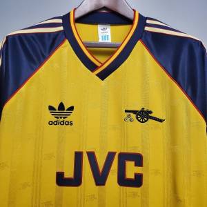 Arsenal retro vintage 1988 1989 away jersey (2)