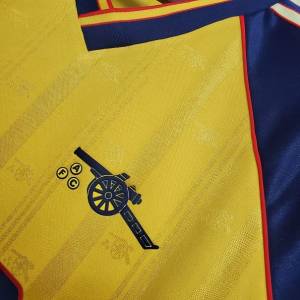 Arsenal retro vintage 1988 1989 away jersey (4)
