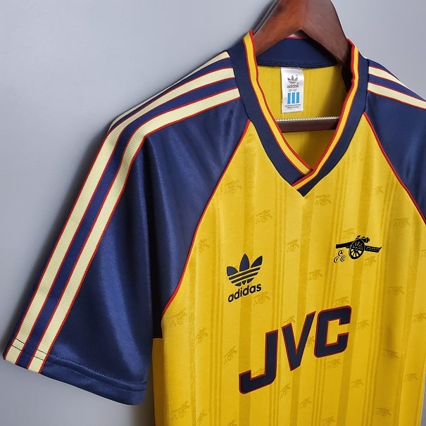 Arsenal retro vintage 1988 1989 away jersey (5)