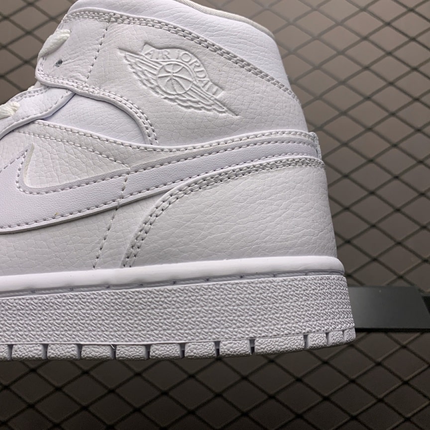 Air Jordan 1 MID Triple White 2.0 (6)