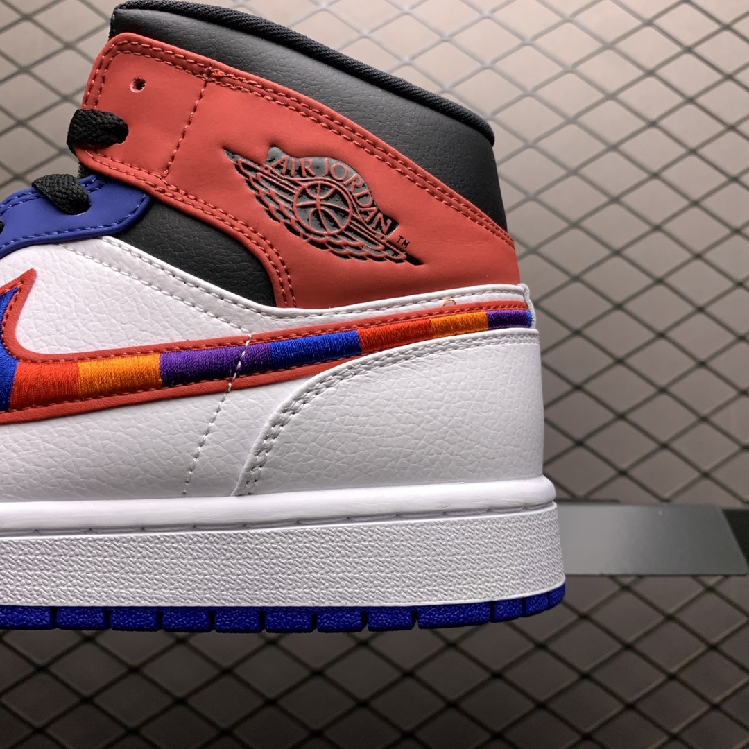 Air Jordan 1 Mid Multicolor Swoosh (4)