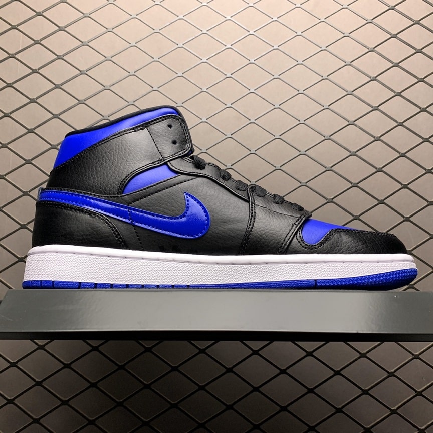 Air Jordan 1 MID Black Royal Blue (2)