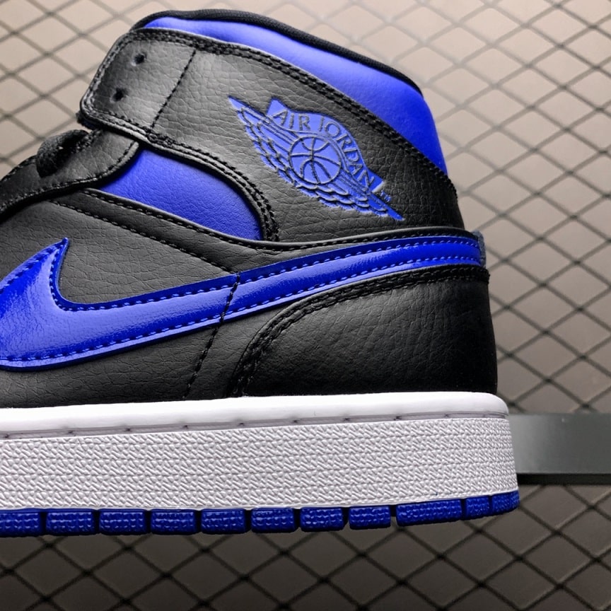 Air Jordan 1 MID Black Royal Blue (6)