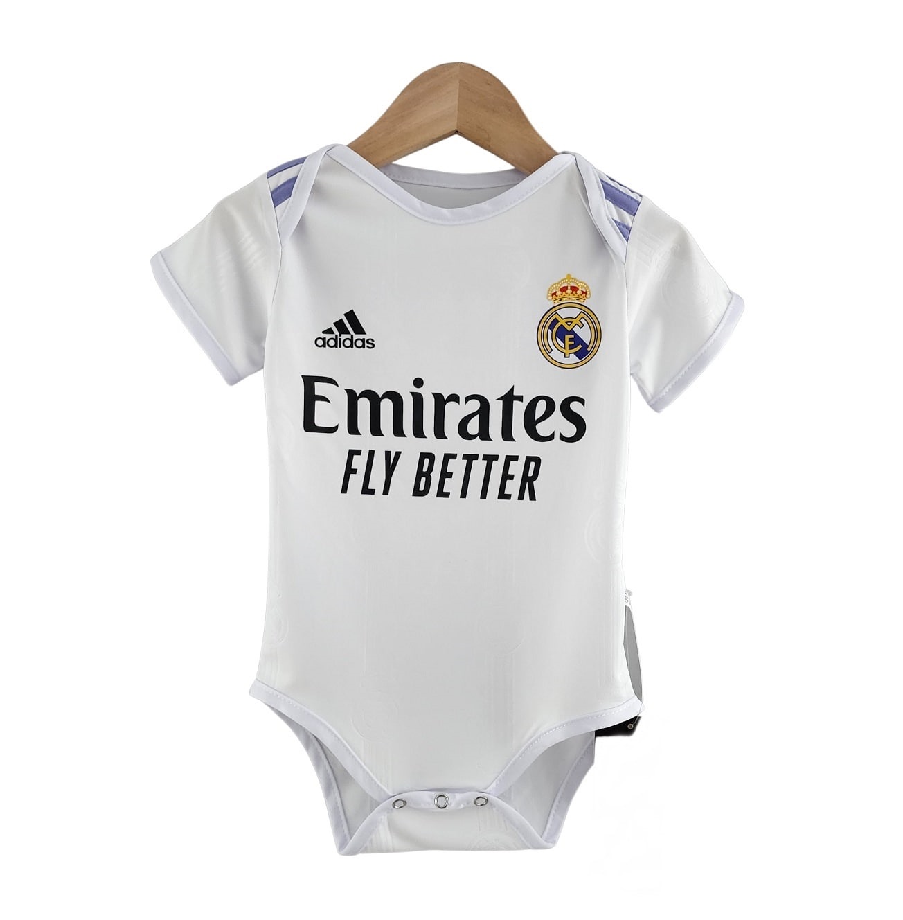 Champion's City Real Madrid FC Body Enfant Nom Personnalisable Produit officiel premier équipement 2019/2020 