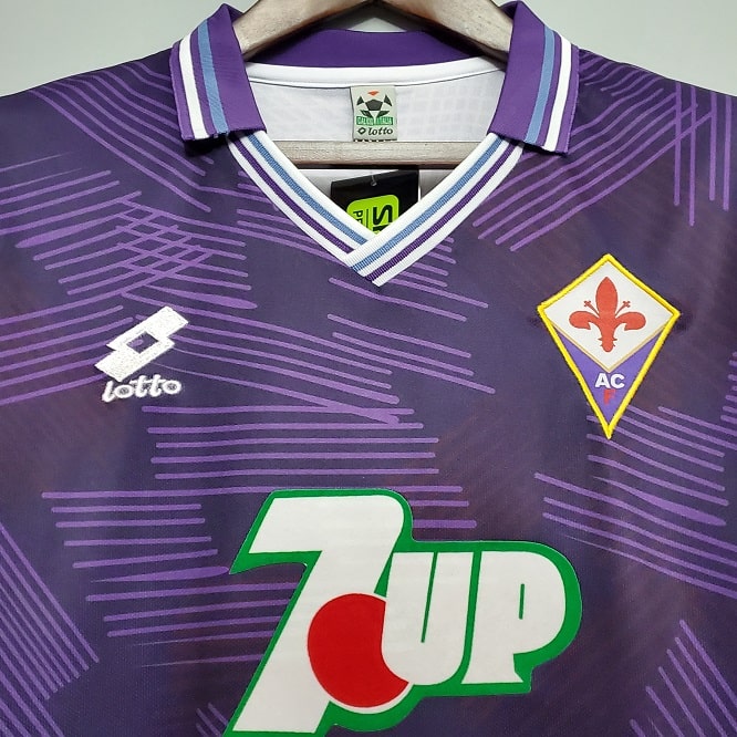 Maillot Fiorentina Domicile Retro Vintage 1992 1993 (2)