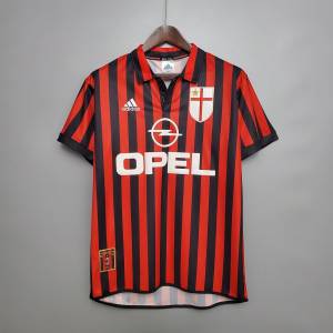 Maillot Milan AC Retro Vintage Domicile 1999 2000 (1)