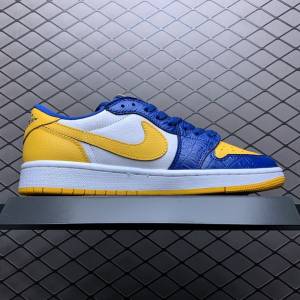 Air Jordan 1 Low Blue Yellow (2)