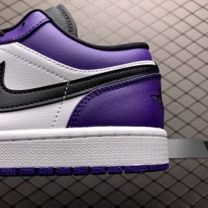 Air Jordan 1 Low Court Purple White (4)