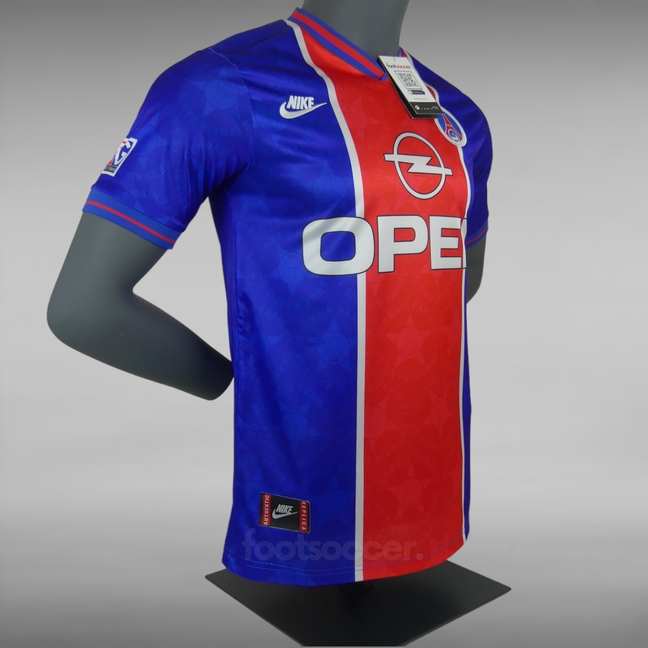 Maillot PSG Retro Vintage 1995 1996 Domicile (6)