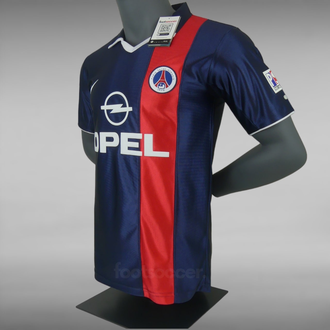 ウェア PSG 2001/2002 (Home) US$ 22.99 - PSG 2001/2002 Home Long Sleeve Retro Jersey - m