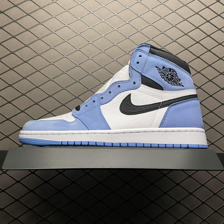 jordan 1 white university blue black