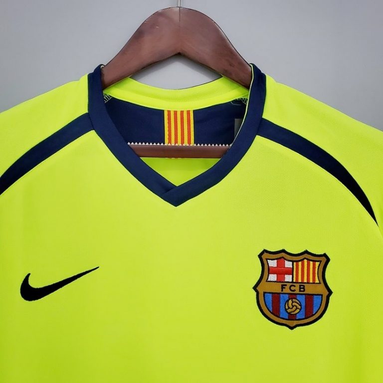 Roestig Zonder versieren FC Barcelona 2005-2006 Away Long-Sleeve Football Shirt [As Worn By Eto'o,  Messi Ronaldinho] | islamiyyat.com