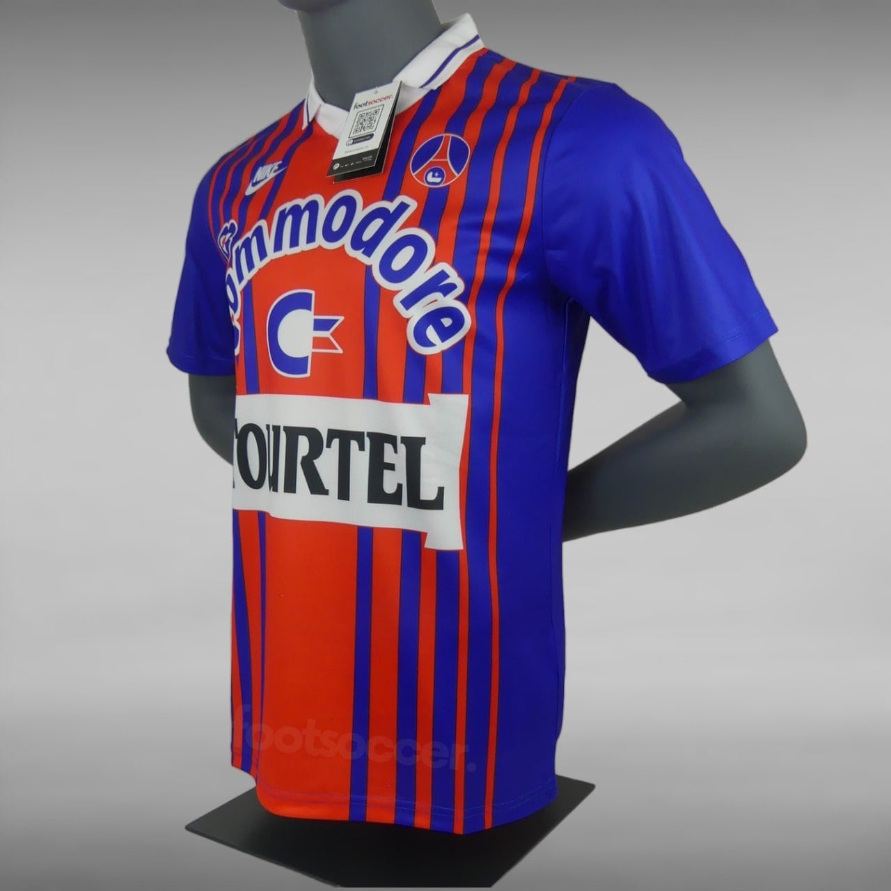 Maillot PSG Retro Vintage 1992 1993 Domicile (5)