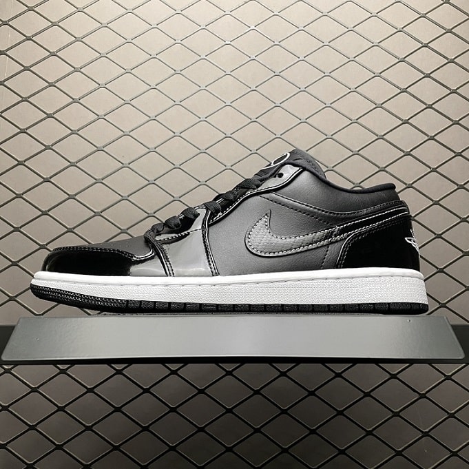 Air Jordan 1 Low SE Patent Leather 'ASW' Black White (1)