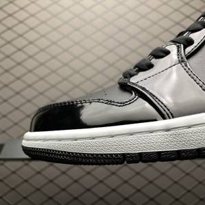 Air Jordan 1 Low SE Patent Leather 'ASW' Black White (3)