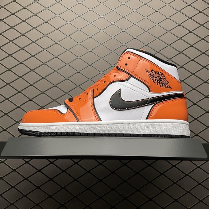 jordan 1 orange on feet