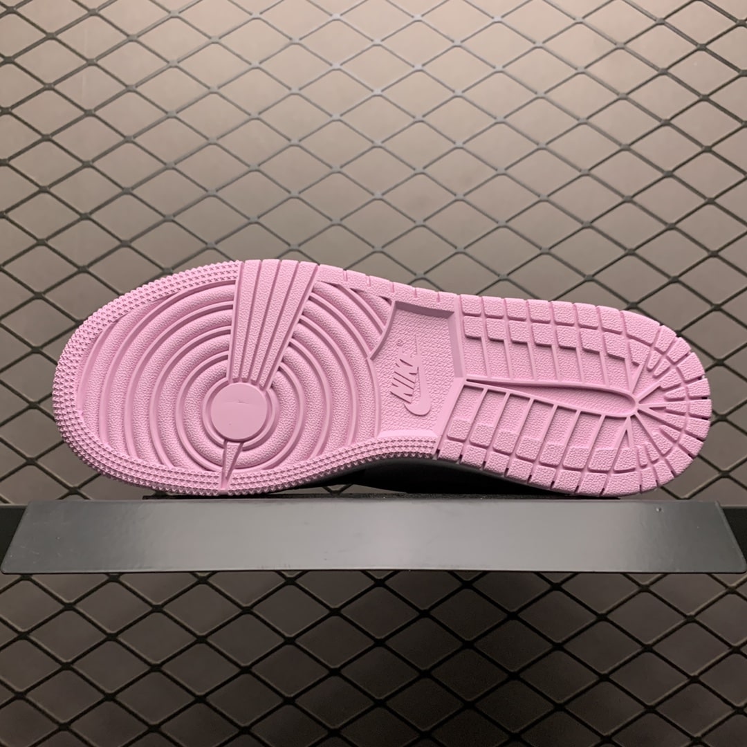 Air Jordan 1 MID White Black Light Arctic Pink (7)