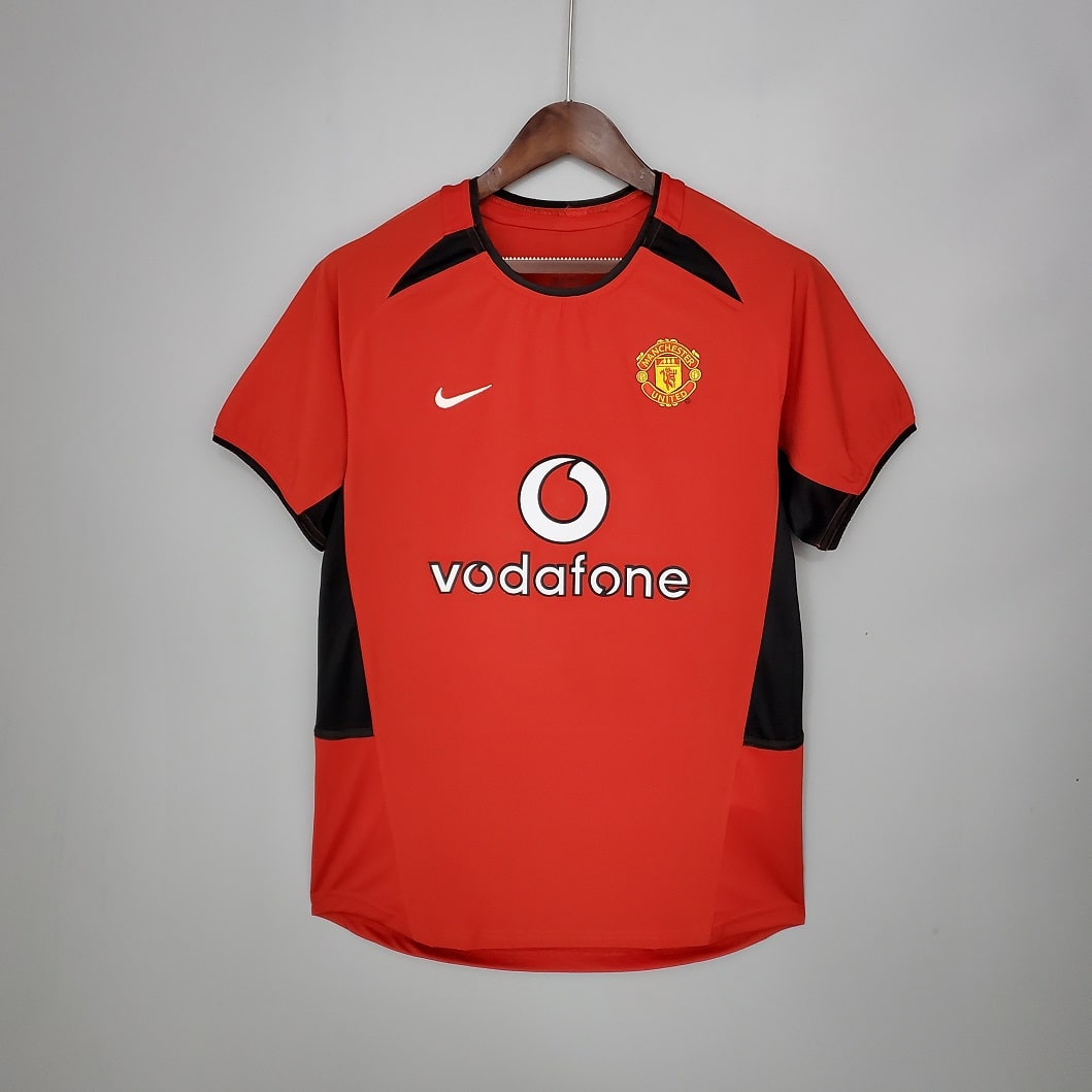Maillot Retro Vintage Manchester United Domicile 2002 2004 (1)