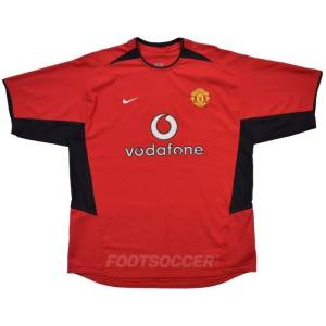 Maillot Retro Vintage Manchester United Home 2002-04 (1)