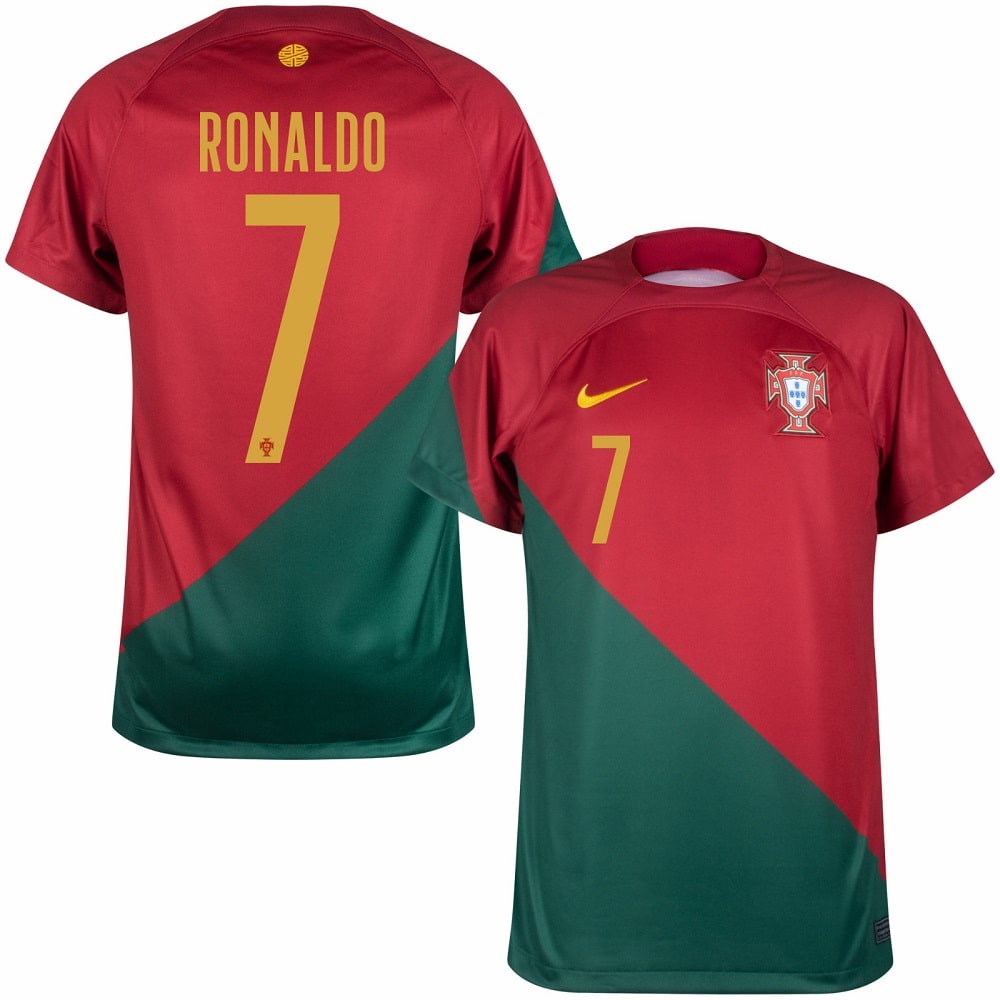 Portugal National Team 2022/23 Stadium Home (Cristiano Ronaldo) Men's Nike  Dri-FIT Soccer Jersey