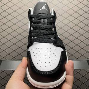 Air Jordan 1 Low Black White Grey (7)