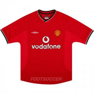 2000-02 Maillot Retro Vintage Manchester United Home (1)