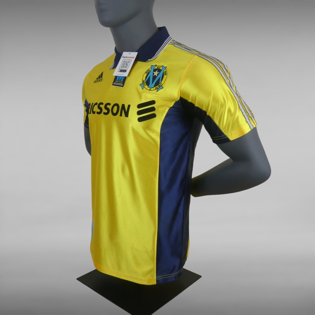 MAILLOT RETRO VINTAGE OM MARSEILLE AWAY 1998-99 (2)