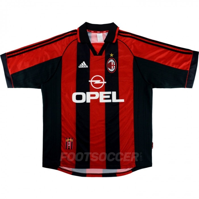 Maillot Milan AC Retro 1998 2000 (01)