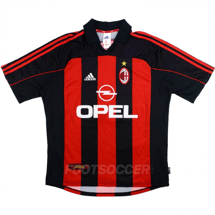 Maillot Milan AC Retro Home 2000 2002 (01)