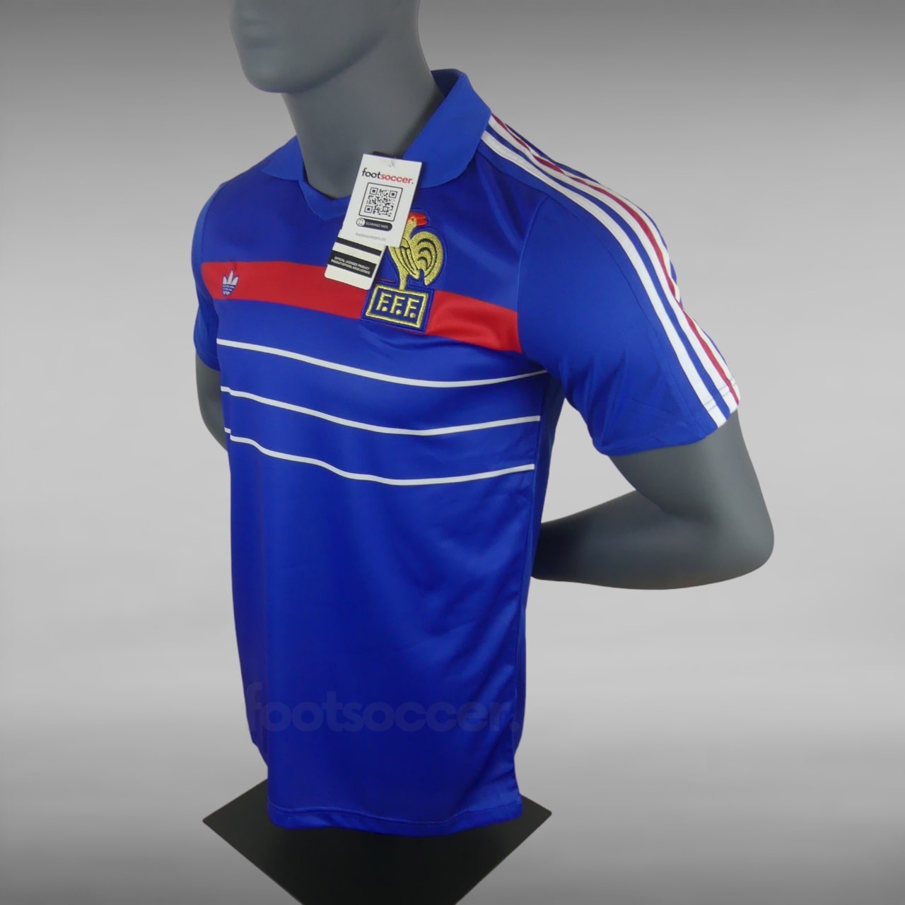 Maillot Retro Vintage Equipe de France 1984 (6)