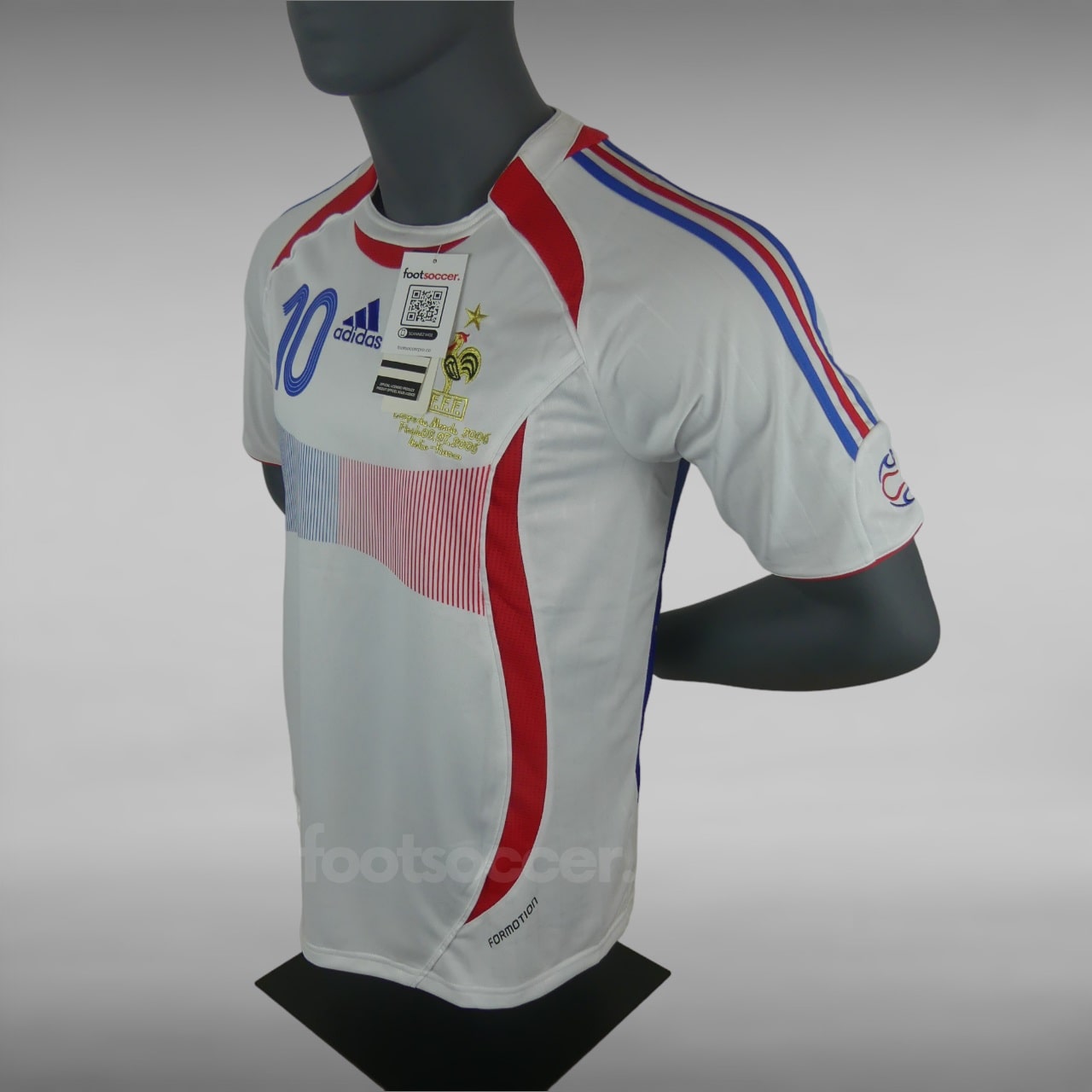 Maillot Retro Vintage Equipe de France ZIDANE 2006 (5)